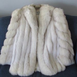 Blue fox real fur coat (Saga Fox, Finland,…